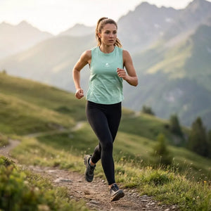 Top termoaktywny Active Top 140 damski, kolor Green Engelberg, wełna merynosów, Fjork Merino