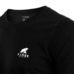 Bielizna termoaktywna Finn KR 140 męska, kolor Black Laax, wełna merynosów, Fjork Merino
