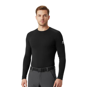 Bielizna termoaktywna Finn DR 140 męska, kolor Black Laax, wełna merynosów, Fjork Merino