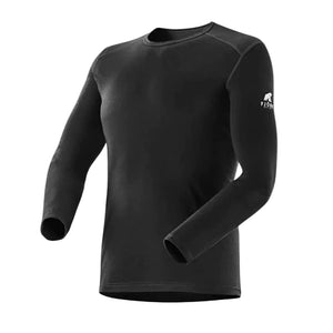 Bielizna termoaktywna Finn DR 140 męska, kolor Black Laax, wełna merynosów, Fjork Merino