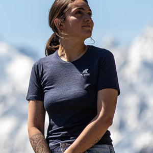 Bielizna termoaktywna Bjork KR 140 damska, kolor Blue St Moritz, wełna merynosów, Fjork Merino