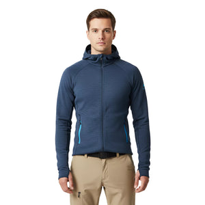 Kurtka merino Ultra 300 męska, kolor Blue St Moritz, Fjork Merino